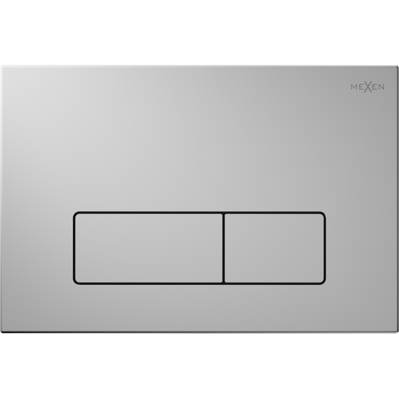 Mexen Fenix 13 slim spoelknop, mat chroom - 601302