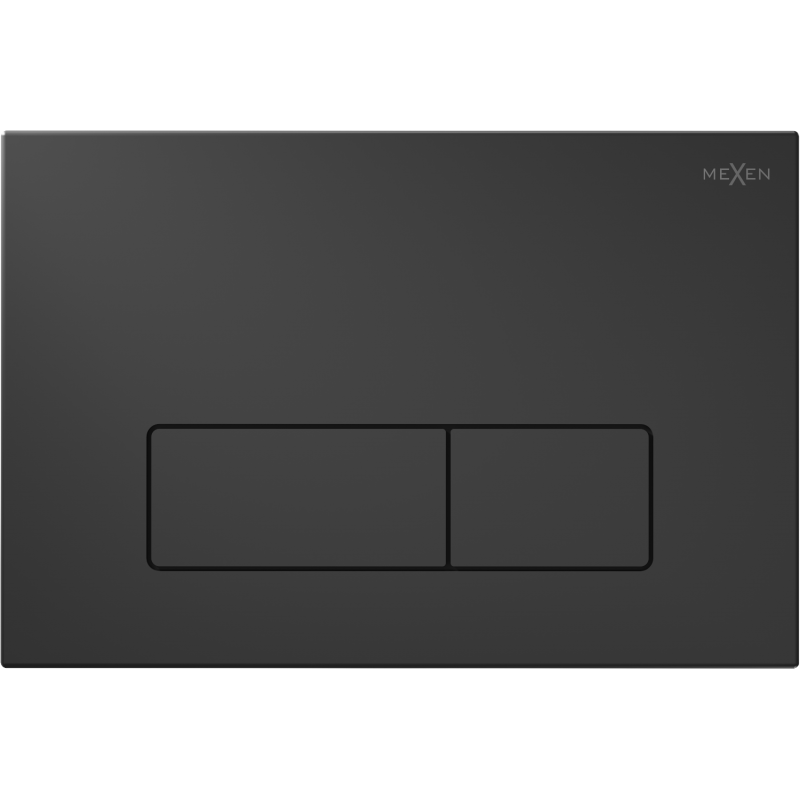 Mexen Fenix 13 bouton de chasse d'eau Slim, noir mat - 601303