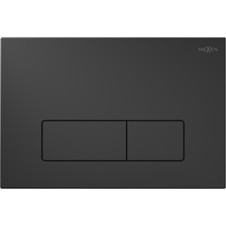 Mexen Fenix 13 bouton de chasse d'eau Slim, noir mat - 601303