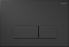 Mexen Fenix 13 pulsante di risciacquo Slim, nero opaco - 601303