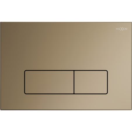 Mexen Fenix 13 Slim flush button, champagne gold - 601304