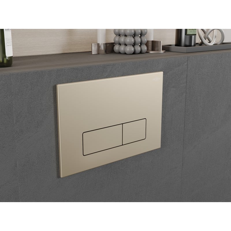 Mexen Fenix 13 Slim spolningsknapp, champagneguld - 601304