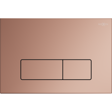 Mexen Fenix 13 spolningsknapp Slim, roséguld - 601305