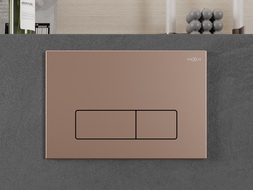 Mexen Fenix 13 slim doorspoelknop, roze goud - 601305