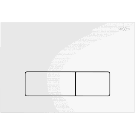 Mexen Fenix 13 botão de descarga Slim, branco fosco - 601320