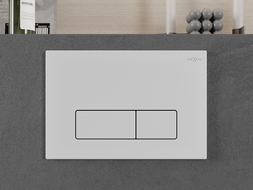 Mexen Fenix 13 botão de descarga Slim, branco fosco - 601320