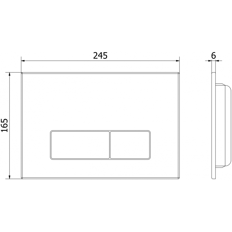 Mexen Fenix 13 κουμπί εκκένωσης Slim, γκρι όπλο - 601366