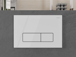 Mexen Fenix 13 slank spoelknop, glanzend wit - 601300