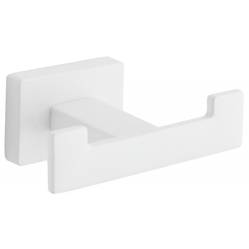 Mexen Arno gancho duplo para toalha, branco - 7020735-20