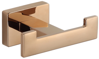 Mexen Arno gancho duplo para toalha, ouro rosa - 7020735-60