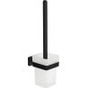 Mexen Asis brosse de toilettes, noire - 7017650-70