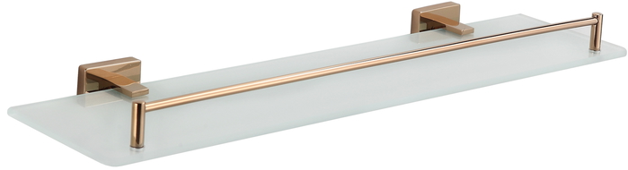 Mexen Arno hangende glazen plank, roze goud - 7020737-60