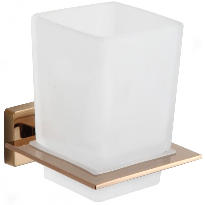 Mexen Arno vaso para cepillos de dientes, oro rosa - 7020738-60