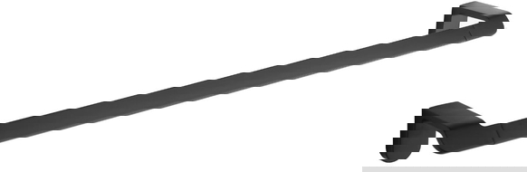 Mexen Lea Handtuchhalter, schwarz - 7026024-70