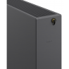 Mexen Flat CCF33 paneelradiaator 600 x 1800 mm, alumine keskühendus, 3961 W, antratsiit - W6C33F-060-180-66