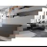 Mexen Flat CCF33 Flachheizkörper 900 x 400 mm, untere mittlere Anschlüsse, 1200 W, anthrazit - W6C33F-090-040-66