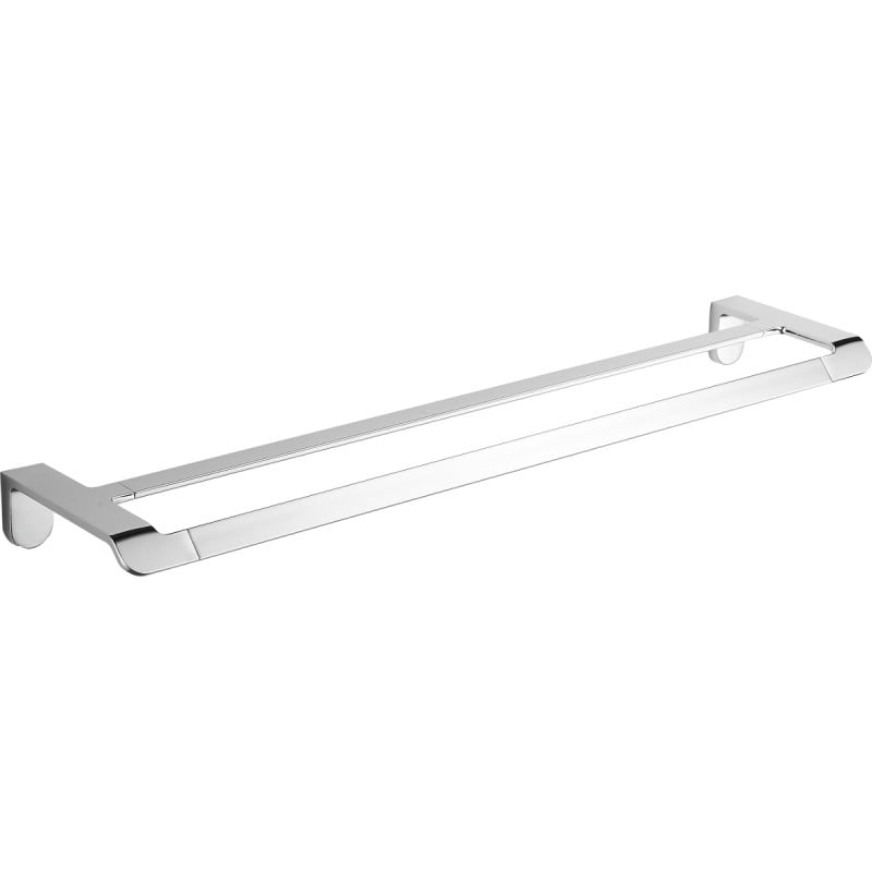 Mexen Lea suporte de toalhas duplo, cromado - 7026025-00