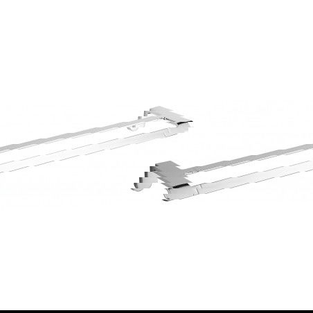 Mexen Lea perchero doble para toallas, cromo - 7026025-00