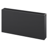 Mexen Flat CCF33 panel radiator 900 x 700 mm, central bottom connection, 2101 W, anthracite - W6C33F-090-070-66