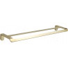 Mexen Lea dubbele handdoekhouder, goud - 7026025-50