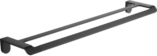 Mexen Lea double towel rack, black - 7026025-70