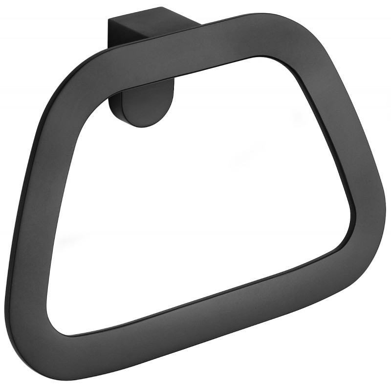 Mexen Lea crochet de porte-serviettes, noir - 7026032-70
