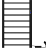 Mexen Oso radiador eléctrico 2 en 1 de pie 910 x 500 mm, 200 W, negro - W304-0910-500-00-70
