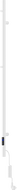 Mexen Pino radiateur électrique avec porte-serviettes 1405 x 32 mm, 75 W, blanc - W301-1405-032-00-20