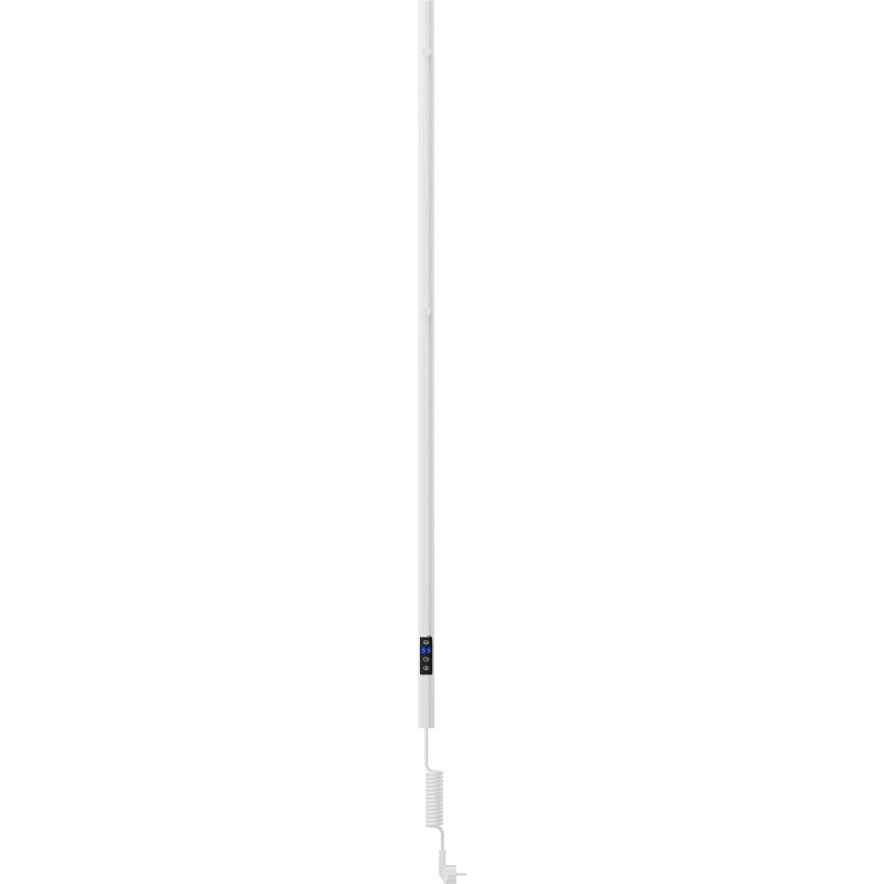 Mexen Pino radiador eléctrico con colgadores para toallas 1405 x 32 mm, 75 W, blanco - W301-1405-032-00-20