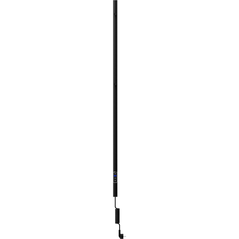 Mexen Pino elektrisk radiator med handdukshängare 1405 x 32 mm, 75 W, svart - W301-1405-032-00-70