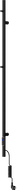 Mexen Pino elektrische radiator met handdoekhouders 1405 x 32 mm, 75 W, zwart - W301-1405-032-00-70
