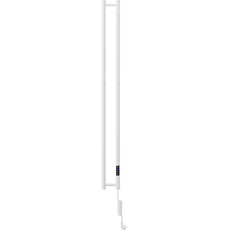 Mexen Pino radiador eléctrico con colgadores para toallas 1405 x 137 mm, 150 W, blanco - W301-1405-137-00-20