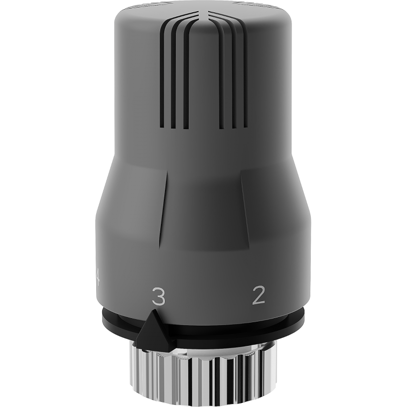 Mexen Uni-Term thermostatic head for radiator, anthracite - W908-002-66