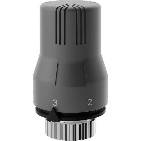 Mexen Uni-Term θερμοστατική κεφαλή για καλοριφέρ, ανθρακί - W908-002-66