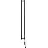 Mexen Pino radiador eléctrico con colgadores para toallas 1405 x 137 mm, 150 W, negro - W301-1405-137-00-70