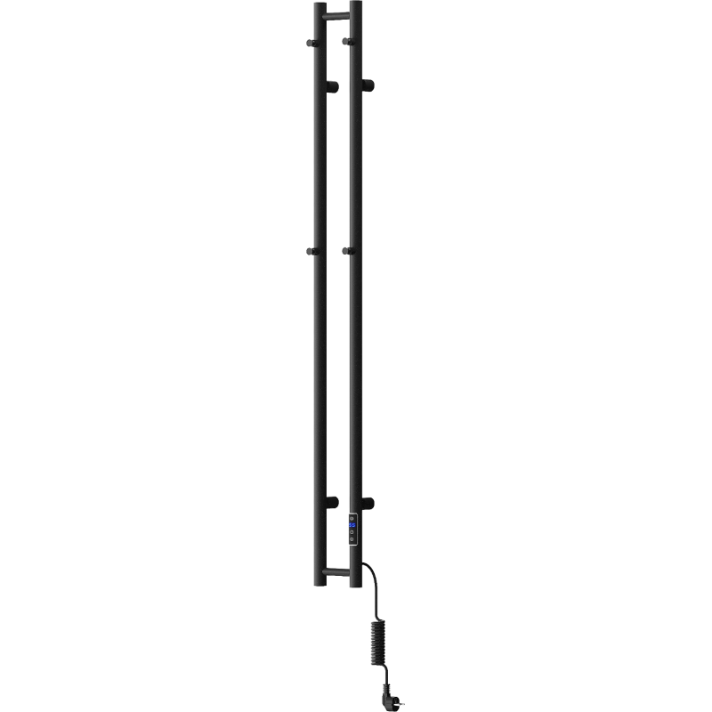 Mexen Pino grzejnik elektryczny z wieszakami na ręczniki 1405 x 137 mm, 150 W, czarny - W301-1405-137-00-70