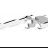 Mexen Lea support de papier toilette, chrome - 7026033-00