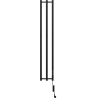 Mexen Pino radiador eléctrico con soportes para toallas 1405 x 242 mm, 200 W, negro - W301-1405-242-00-70