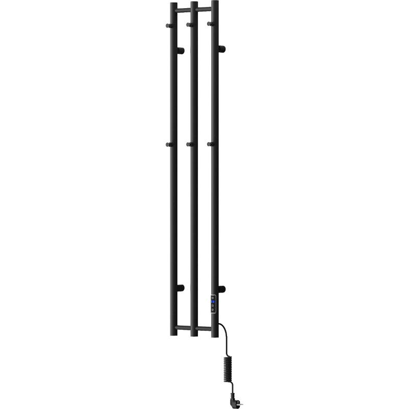 Mexen Pino radiateur électrique avec porte-serviettes 1405 x 242 mm, 200 W, noir - W301-1405-242-00-70