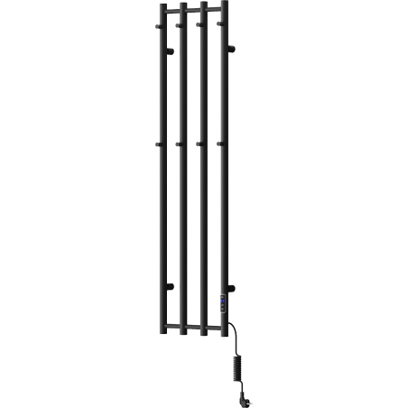 Mexen Pino radiador eléctrico con toalleros 1405 x 347 mm, 250 W, negro - W301-1405-347-00-70