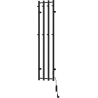 Mexen Pino grzejnik elektryczny z wieszakami na ręczniki 1405 x 347 mm, 250 W, czarny - W301-1405-347-00-70