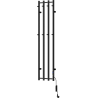 Mexen Pino radiador eléctrico con toalleros 1405 x 347 mm, 250 W, negro - W301-1405-347-00-70