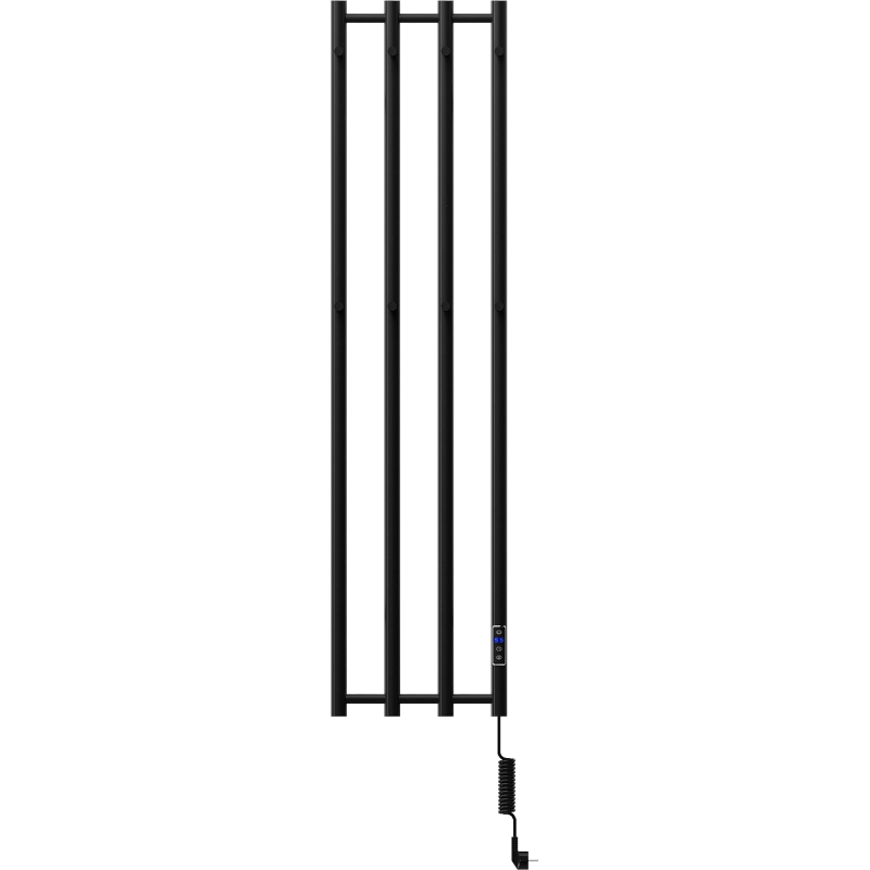 Mexen Pino grzejnik elektryczny z wieszakami na ręczniki 1405 x 347 mm, 250 W, czarny - W301-1405-347-00-70