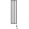 Mexen Pino električni radijator s vješalicama za ručnike 1405 x 347 mm, 250 W, crni - W301-1405-347-00-70
