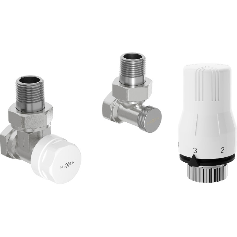 Mexen G02 termostaatiline komplekt, nikliga nurkne - W913-012-928-01