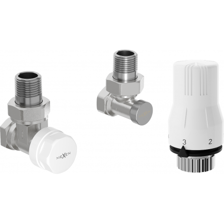 Mexen G02 termostaatiline komplekt, nikliga nurkne - W913-012-928-01