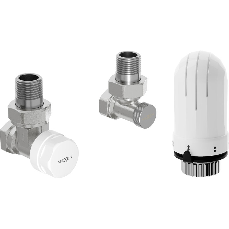 Mexen G03 kutni termostatski set, nikal - W913-012-938-01