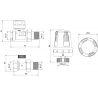 Mexen G01 ravni termostatski set, nikal - W914-012-918-01