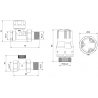 Mexen G02 thermostaatset recht, nikkel - W914-012-928-01
