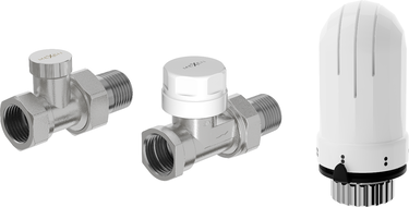 Mexen G03 conjunto termostático recto, níquel - W914-012-938-01